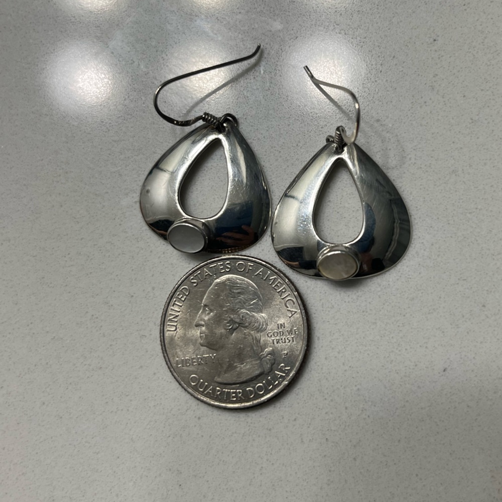 Sterling silver dangly earrings